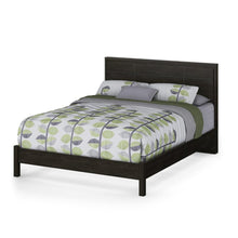 Load image into Gallery viewer, Queen size Contemporary Headboard in Ebony Wood Finish