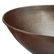 Load image into Gallery viewer, Pure Solid Copper Bathroom Vessel Style Sink 14-inch Round