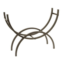 Load image into Gallery viewer, Crescent Tubular Steel Metal Firewood Log Storage Rack