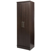 Load image into Gallery viewer, Bedroom Wardrobe Cabinet Storage Closet Organizer in Dark Brown Oak Finish