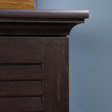 Load image into Gallery viewer, Multi-Purpose Wardrobe Armoire Storage Cabinet in Dark Brown Antique Wood Finish