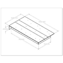 Load image into Gallery viewer, Twin size Platform Bed Frame in Royal Cherry Wood Finish