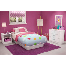 Load image into Gallery viewer, White Modern Bedroom Chest Dresser with 3 Drawers