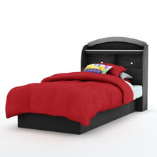 Load image into Gallery viewer, Twin size Platform Bed Frame in Black Wood Finish