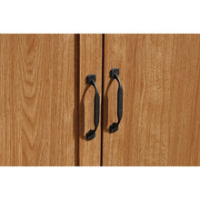 Load image into Gallery viewer, Bedroom Wardrobe Cabinet Storage Closet Organizer in Medium Oak Finish