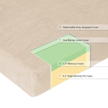 Load image into Gallery viewer, Full size 6-inch Thick Memory Foam Mattress with Washable Cover