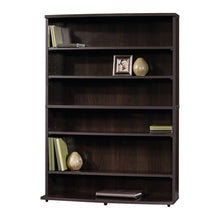 Load image into Gallery viewer, Contemporary 6-Shelf Bookcase Multimedia Storage Rack Tower in Cinnamon Cherry FInish