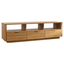 Load image into Gallery viewer, Modern Light Oak Finish TV Stand Entertainment Center - Fits up to 70-inch TV