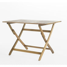 Load image into Gallery viewer, Outdoor Large Wood Folding Patio Dining Table 27.5 x 43.5 inch