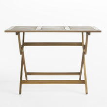 Load image into Gallery viewer, Outdoor Large Wood Folding Patio Dining Table 27.5 x 43.5 inch