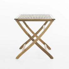Load image into Gallery viewer, Outdoor Large Wood Folding Patio Dining Table 27.5 x 43.5 inch