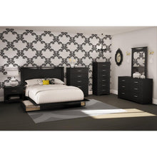 Load image into Gallery viewer, Black 6-Drawer Lingerie Chest for Contemporary Bedroom