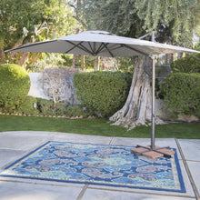 Load image into Gallery viewer, Square 8.5-Ft Offset Patio Umbrella with Mocha Shade and Bronze Finish Pole