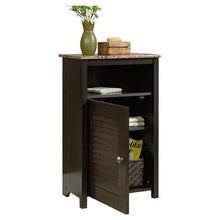 Load image into Gallery viewer, Bathroom Floor Cabinet with Shelf and Faux Granite Top