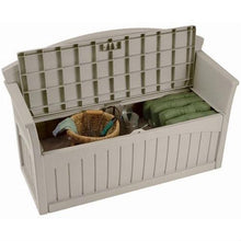 Load image into Gallery viewer, Outdoor Patio Garden Bench with 50-Gallon Storage Space Under Seat