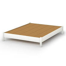 Load image into Gallery viewer, Queen size Platform Bed in Pure White Finish