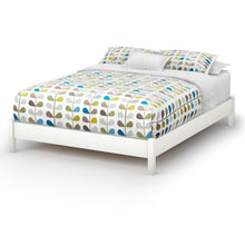 Load image into Gallery viewer, Queen size Platform Bed in Pure White Finish
