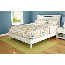 Load image into Gallery viewer, Queen size Platform Bed in Pure White Finish