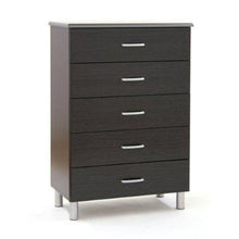 Load image into Gallery viewer, Black Onyx 5-Drawer Chest