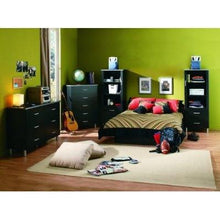 Load image into Gallery viewer, Black Onyx 6-Drawer Double Dresser