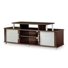 Load image into Gallery viewer, Modern TV Stand in Chocolate Finish - Fits up to 40-inch TVs