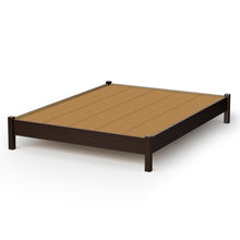 Load image into Gallery viewer, Queen size Modern Platform Bed Frame in Chocolate Finish