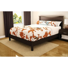 Load image into Gallery viewer, Queen size Modern Platform Bed Frame in Chocolate Finish