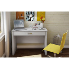 Load image into Gallery viewer, Contemporary White Laptop Computer Desk