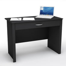 Load image into Gallery viewer, Black Laptop Computer Desk with Keyboard Tray Drawer