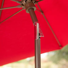 Load image into Gallery viewer, Tilt 9-Ft Patio Umbrella with Heather Beige Canopy and Antique Bronze Pole