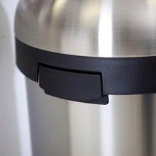 Load image into Gallery viewer, Round Stainless Steel 16-Gallon Kitchen Trash Can with Open Top Design