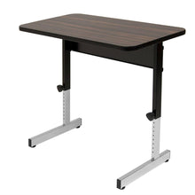 Load image into Gallery viewer, Stand Up Desk Adjustable Height Sitting or Standing Writing Computer Laptop Table Desk in Walnut