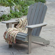 Load image into Gallery viewer, Weather Resistant Eco-Friendly Eucalyptus Wood Adirondack Chair in Driftwood Color