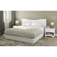 Load image into Gallery viewer, King size Contemporary Headboard in White Wood Finish