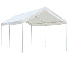 Load image into Gallery viewer, Heavy Duty Outdoor 10 x 20 Ft Gazebo Carport with White Canopy
