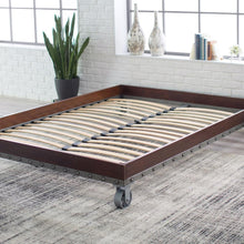 Load image into Gallery viewer, Twin size Heavy Duty Industrial Platform Bed Frame on Casters
