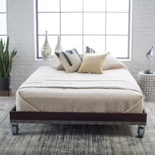 Load image into Gallery viewer, Twin size Heavy Duty Industrial Platform Bed Frame on Casters
