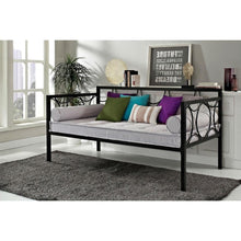 Load image into Gallery viewer, Twin size Modern Black Metal Daybeds - Use as Bed or Seating