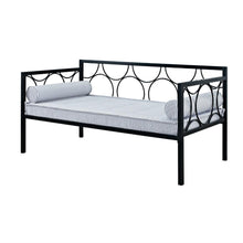 Load image into Gallery viewer, Twin size Modern Black Metal Daybeds - Use as Bed or Seating
