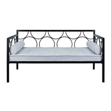 Load image into Gallery viewer, Twin size Modern Black Metal Daybeds - Use as Bed or Seating