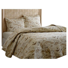 Load image into Gallery viewer, King size 100% Cotton Caribbean Map Reversible Quilt Set