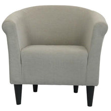 Load image into Gallery viewer, Modern Classic Accent Arm Chair Taupe Upholstered Club Chair