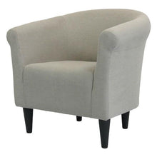 Load image into Gallery viewer, Modern Classic Accent Arm Chair Taupe Upholstered Club Chair