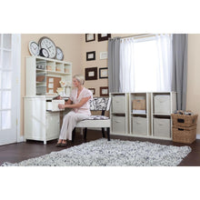 Load image into Gallery viewer, Modern Stacking Storage Unit Vertical Bookcase Bookshelf in Vanilla White Finish