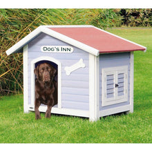 Load image into Gallery viewer, Solid Pine Wood Weatherproof Dog House with Adjustable Feet