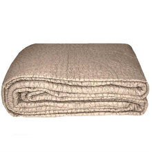 Load image into Gallery viewer, Full - Queen 3-Piece 100% Cotton Quilted Bedspread in Taupe