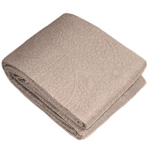 Load image into Gallery viewer, Full - Queen 3-Piece 100% Cotton Quilted Bedspread in Taupe
