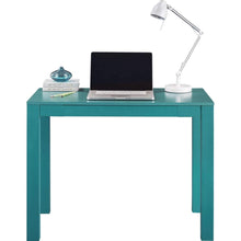 Load image into Gallery viewer, Teal Green Home Office Laptop Desk Writing Table with Drawer