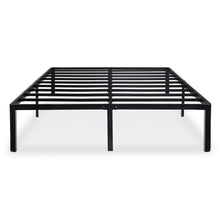 Load image into Gallery viewer, King size Heavy Duty Metal Platform Bed Frame with Round Corners in Black