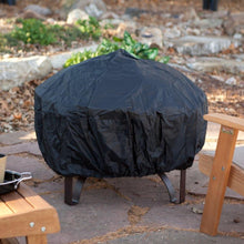 Load image into Gallery viewer, Heavy Duty 34-inch Fire Pit Deep Steel Cauldron with Screen Stand and Cover